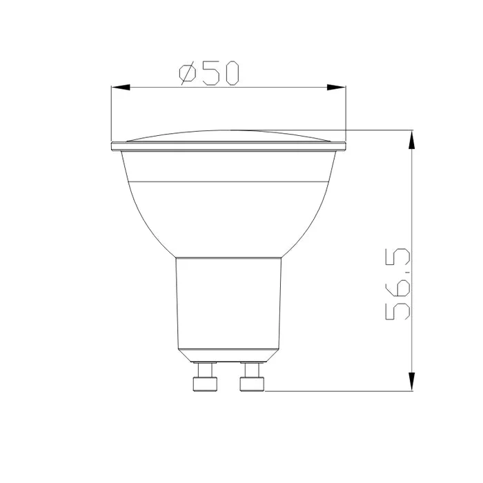 Ampoule LED Connectée Wifi GU10 4.5W RGBW - Pack de 10