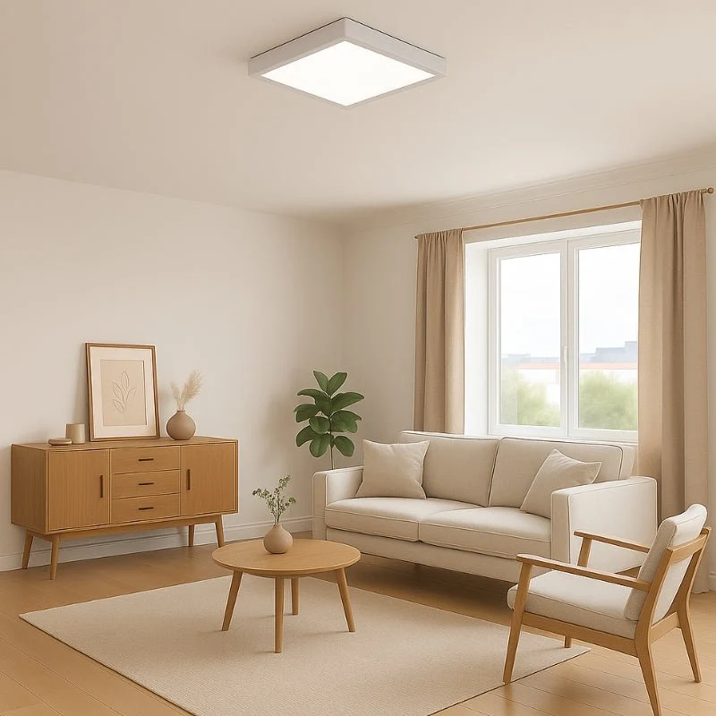 Plafonnier LED Carré 24W BLANC CCT - 3000K/4000K/6500K