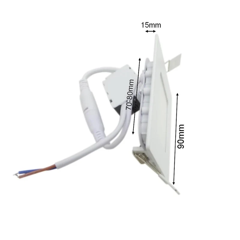 Spot LED Encastrable Carré BLANC 3W CCT - 3000K/4000K/6500K