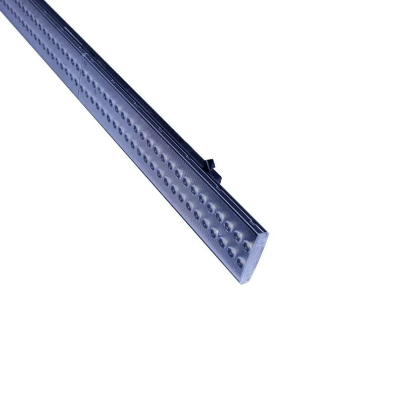 Spot Linéaire LED sur Rail Triphasé 150cm Noir - Puissance Ajustable