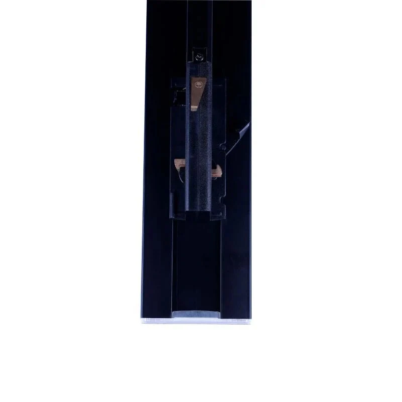 Spot Linéaire LED sur Rail Triphasé 150cm Noir - Puissance Ajustable