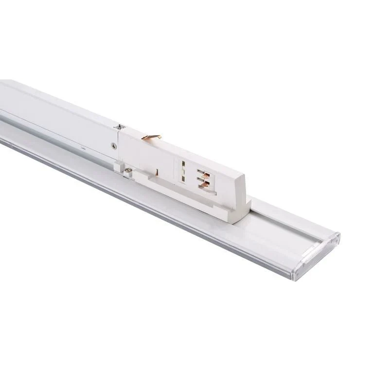 Spot Linéaire LED sur Rail Triphasé 60cm Blanc - Puissance Ajustable