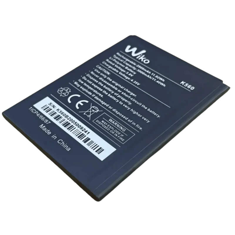 Batterie K560 d'origine pour téléphone Wiko Y61