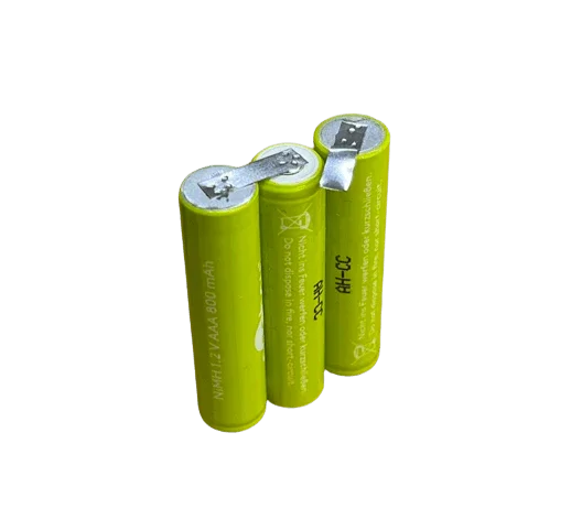 Batterie 3.6V 700mAh NiMH 3×AAA à languettes