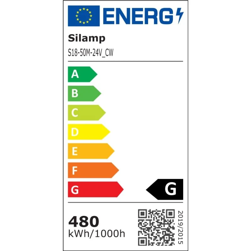 Ruban LED 50M 24V DC Silicone IP65