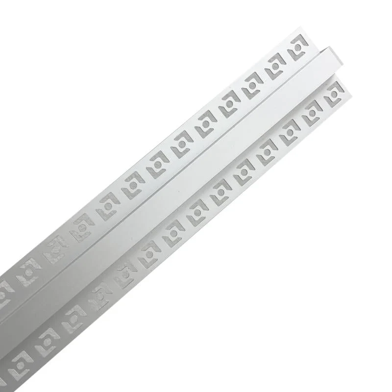Profilé Aluminium Encastrable 2m pour Ruban LED Couvercle Blanc Opaque - Pack de 5