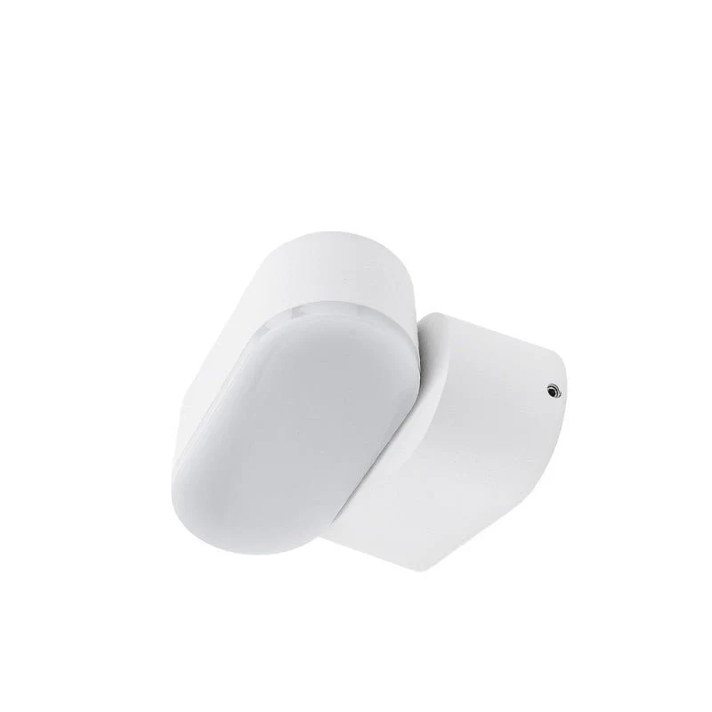 Applique Murale Blanche LED IP54 Orientable Ovale