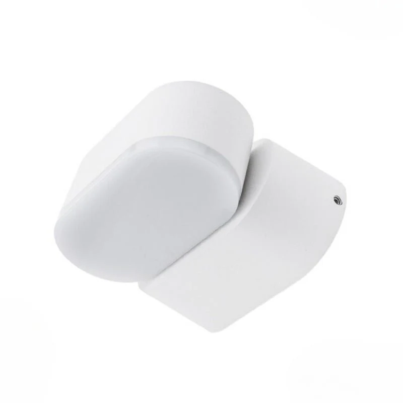 Applique Murale Blanche LED IP54 Orientable Ovale
