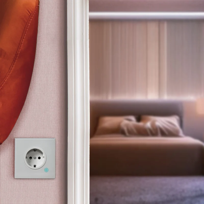 Tomada Inteligente Embutida 16A 3500W WiFi Smartify - Branco