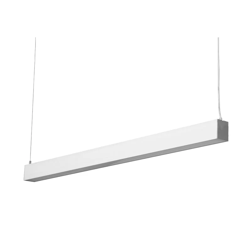 Pack de 10 - Réglette Suspendue LED Large 120cm 35W Argent