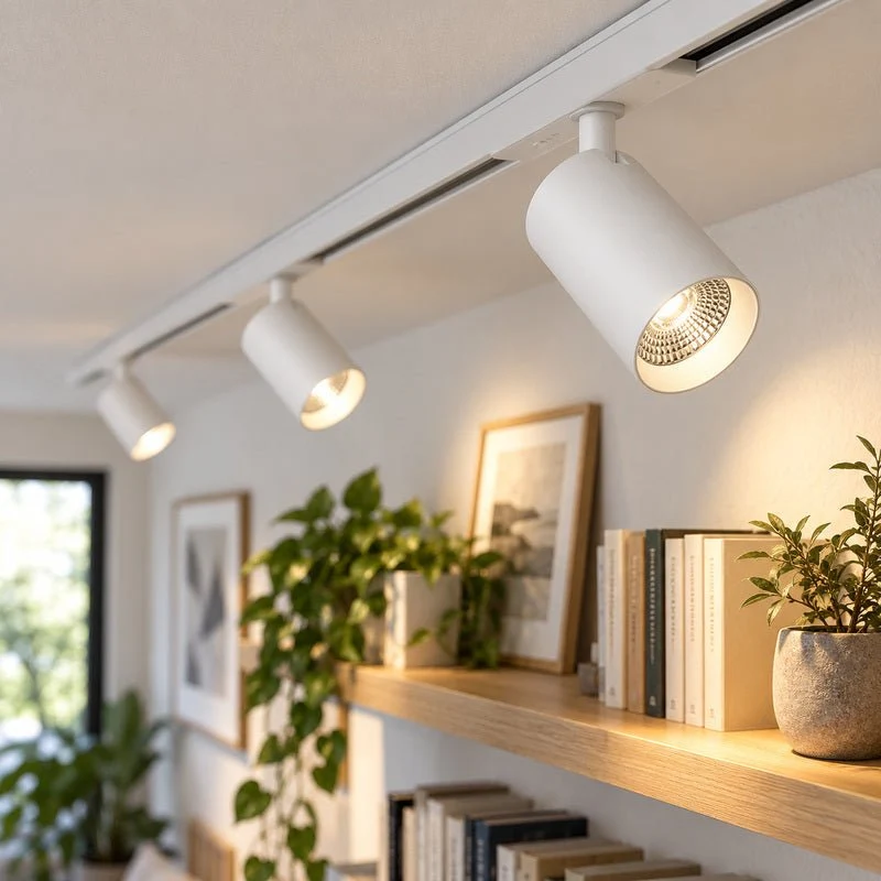 Spot LED sur Rail COB Triphasé 10W 36° Blanc Philips - Garantie 5 ans