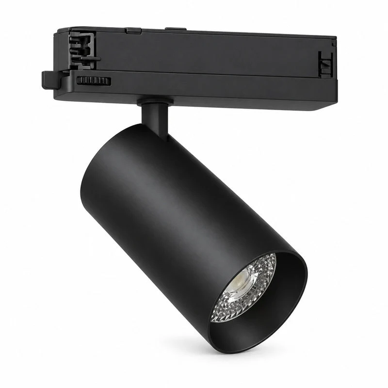 Spot LED sur Rail COB Triphasé 10W 36° Noir Philips - Garantie 5 ans
