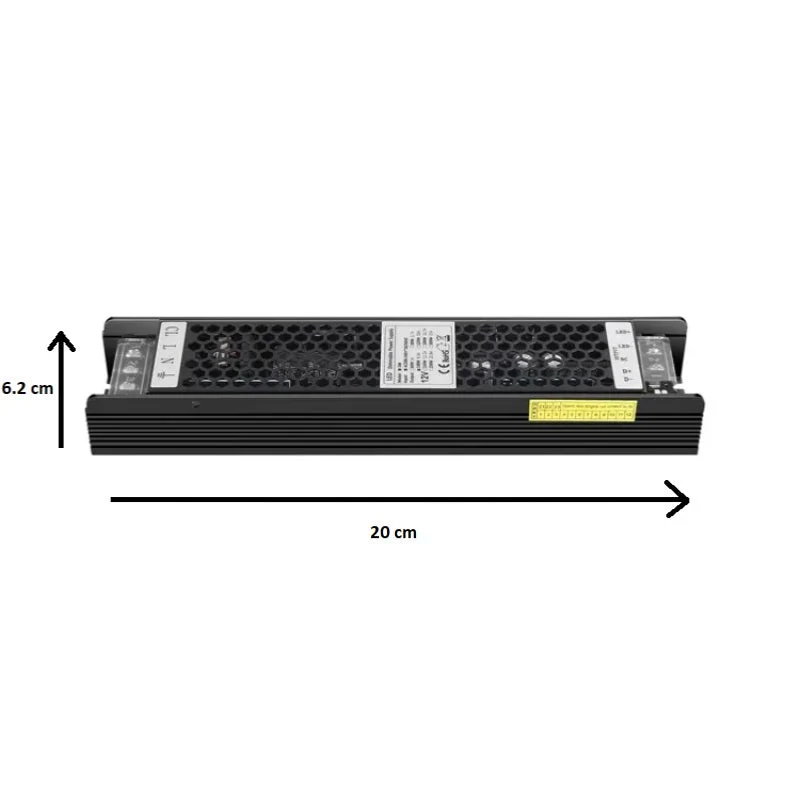 Transformateur Dimmable Slim 220V 12V 150W 6.25A