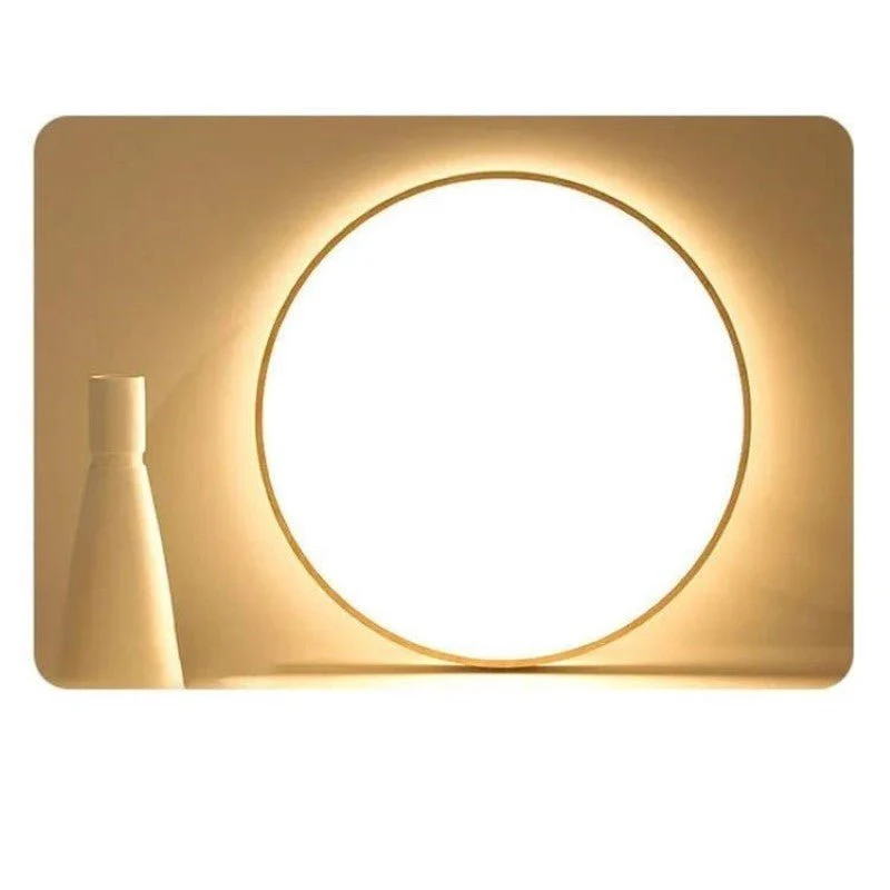 Plafonnier LED 18W Bois Wengé 28cm