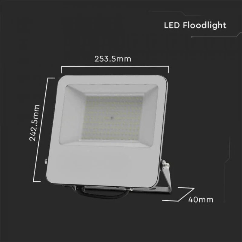 Projecteur LED Gris 100W 185lm/W