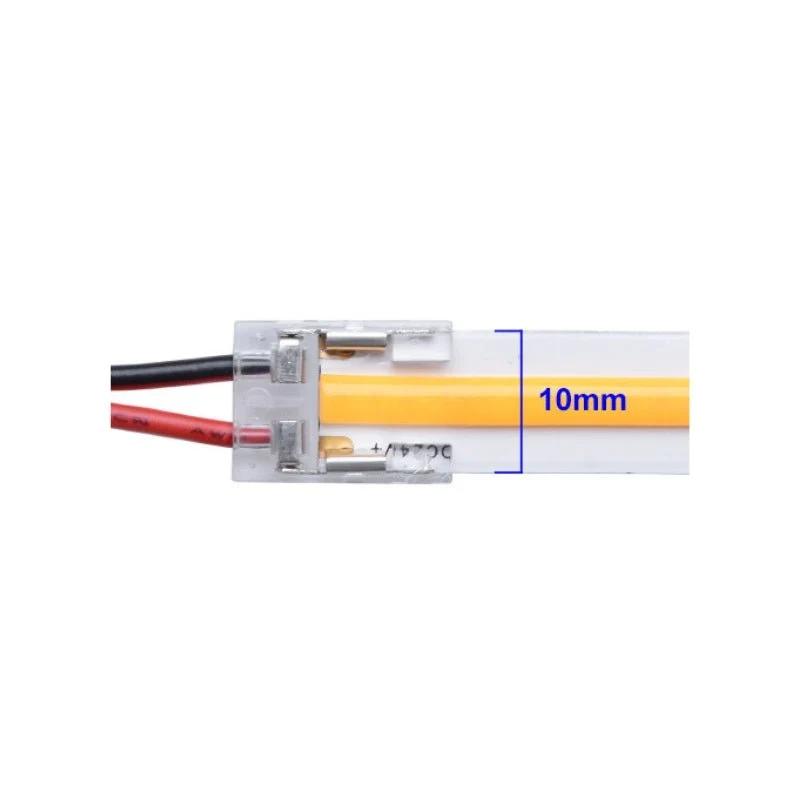 Connecteur à 2 têtes avec Fil pour Ruban LED COB 10mm