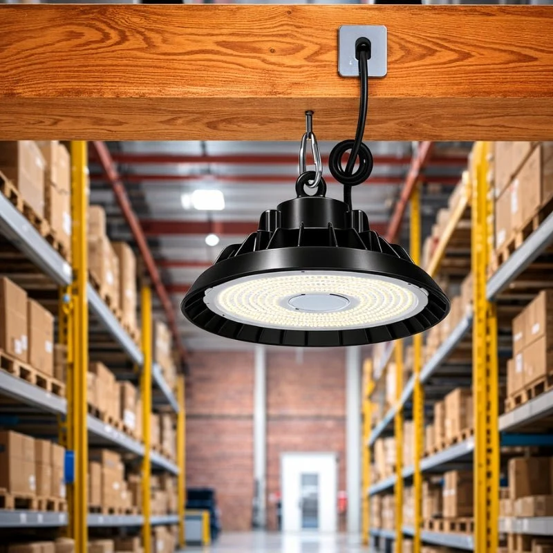 Cloche LED Industrielle 150W 120° NOIR - Pack de 5
