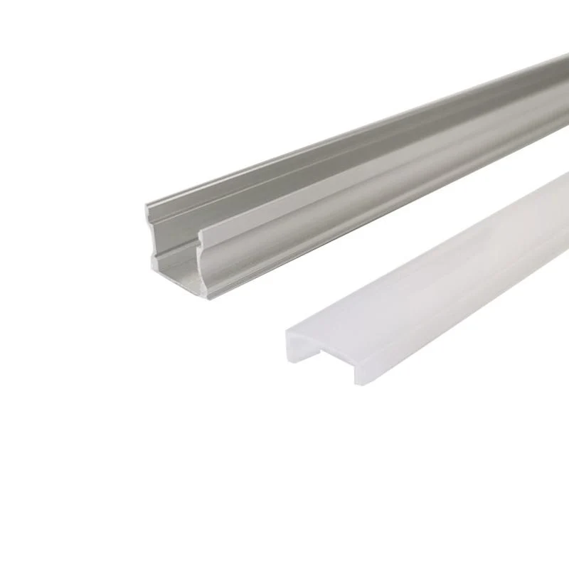 Profilé Aluminium 2m pour Ruban LED Couvercle Opaque