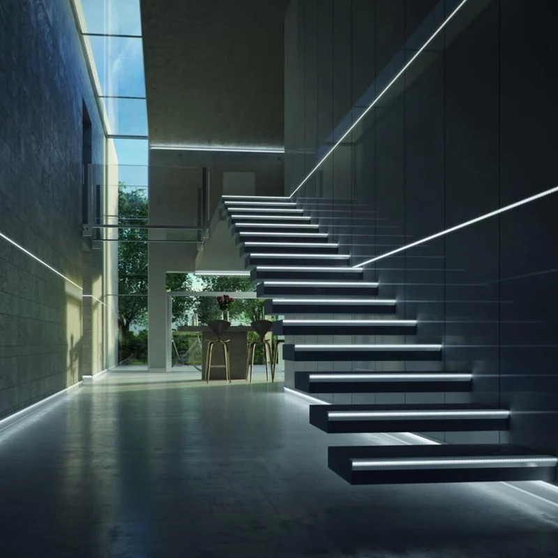 Profilé Aluminium 2m pour Ruban LED Couvercle Opaque