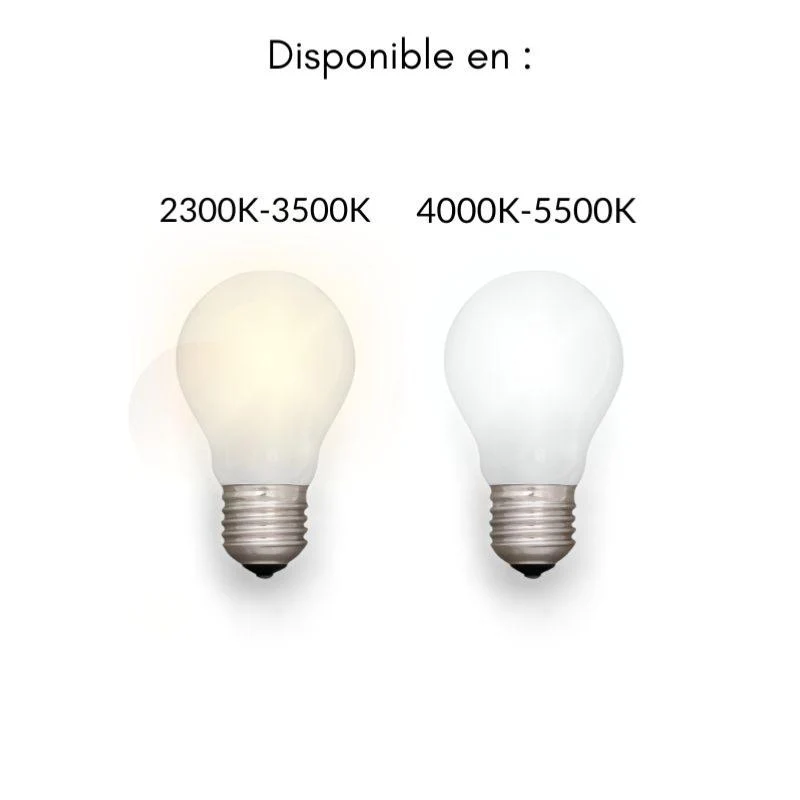 Réglette LED Rechargeable USB 40cm 2W Noire avec Détecteur de mouvement