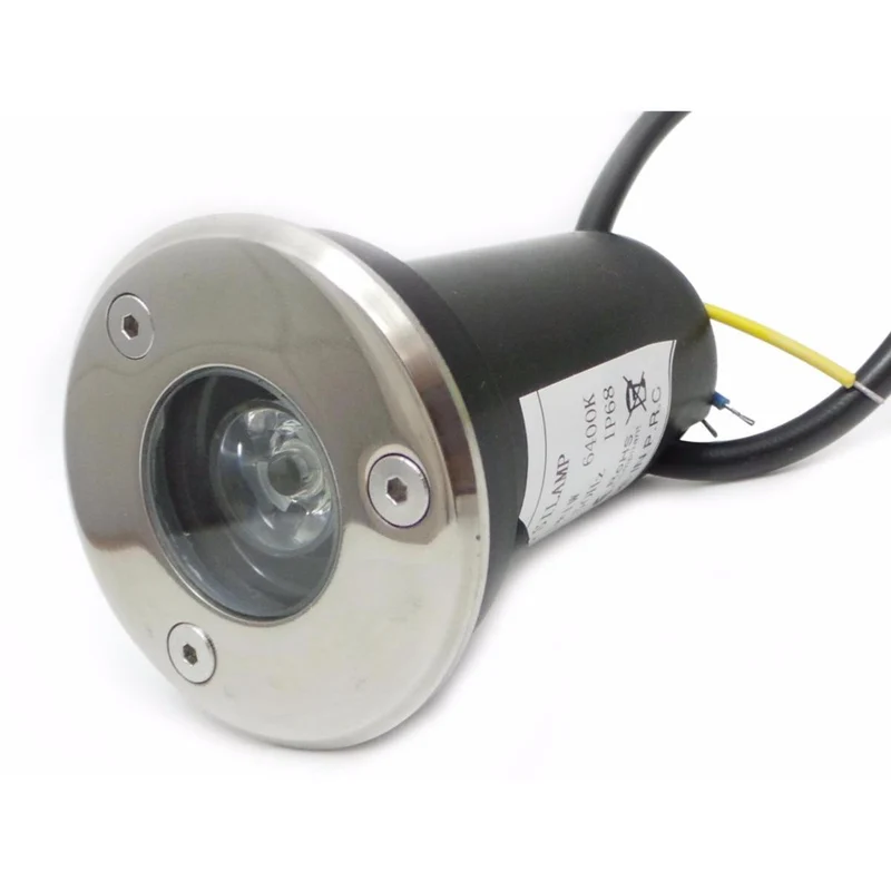 Spot Extérieur Encastrable LED IP65 220V Sol 3W 45° - Pack de 50