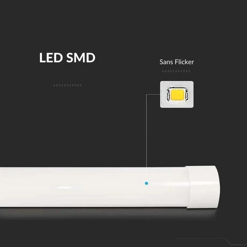 Réglette LED 120cm 30W Haut Rendement 155lm/W Garantie 5 ans