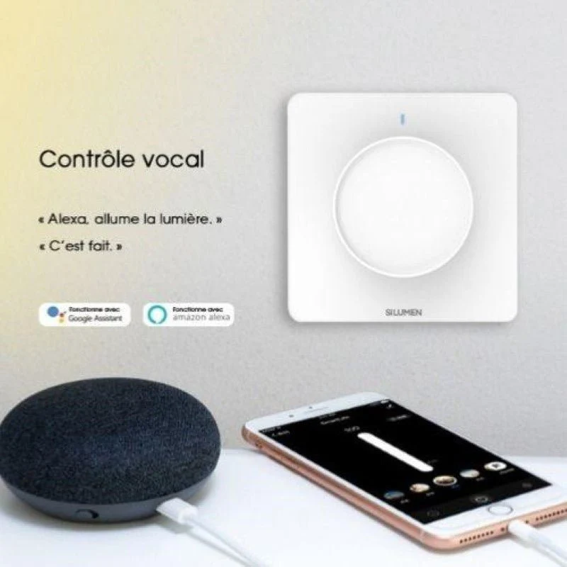 Variateur de Lumière WiFi Rotatif