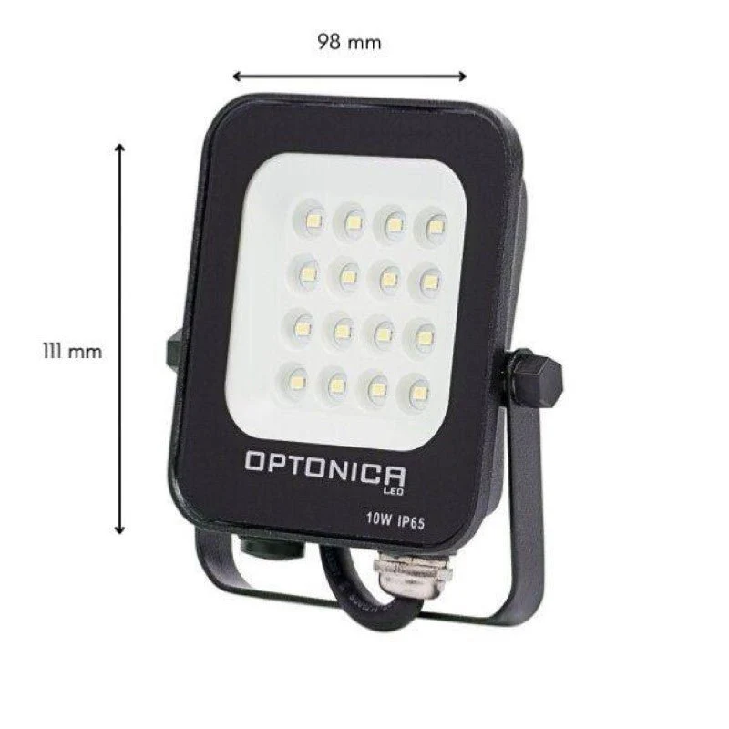 Projecteur LED Extérieur SMD 10W IP65 Noir