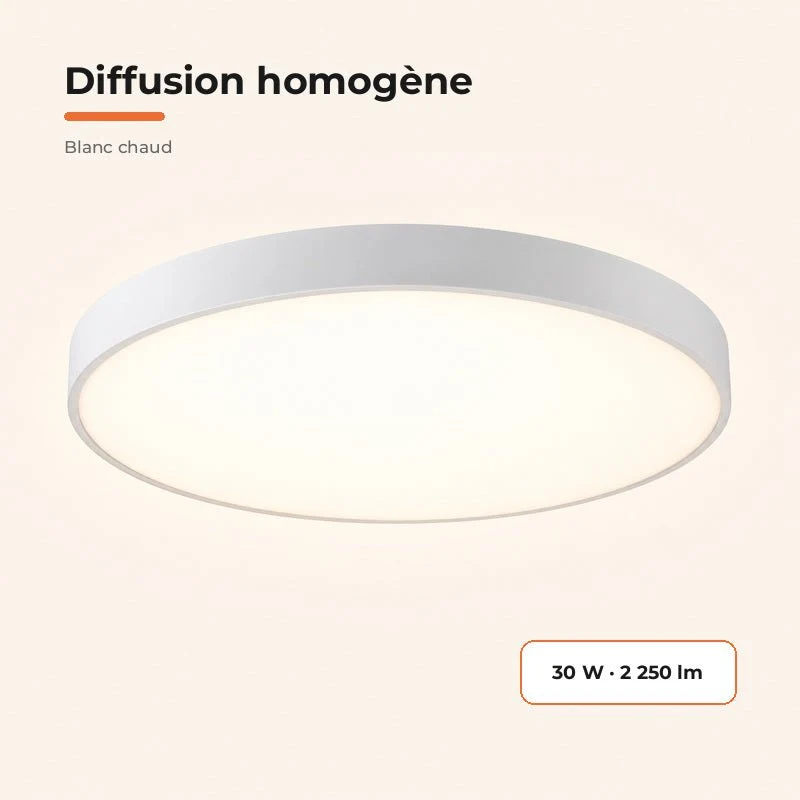 Plafonnier LED Blanc 30W 40cm