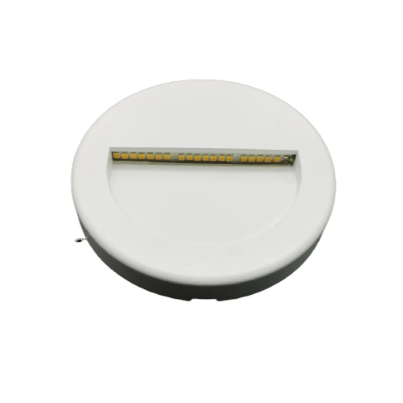Balise LED Saillie 3W 220V 120° Rond Blanc pour Escalier