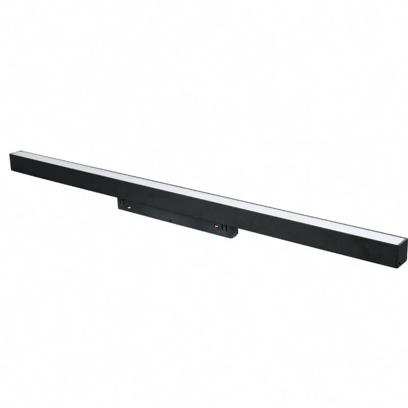 Profilé LED sur Rail Magnétique 48V 20W Dimmable Noir