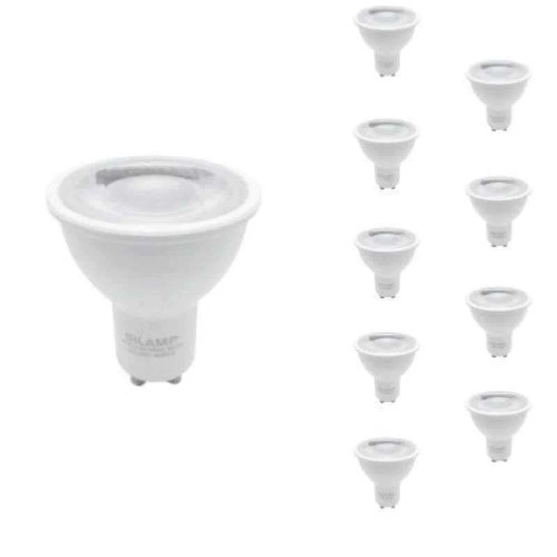 Ampoule LED GU10 Dimmable 8W 220V SMD2835 PAR16 60° - Pack de 10