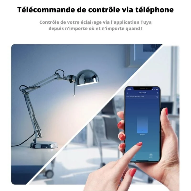 Module Interrupteur Wifi avec Wattmètre
