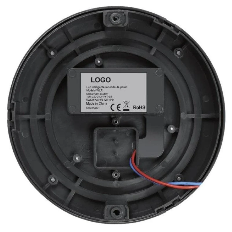 Applique LED Connectée WiFi RGBW 12W IP54 Ronde