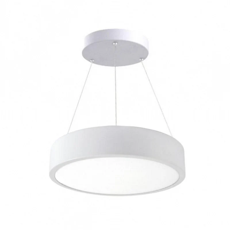 Kit Plafonnier LED Blanc 18W 25cm avec Kit de Suspension