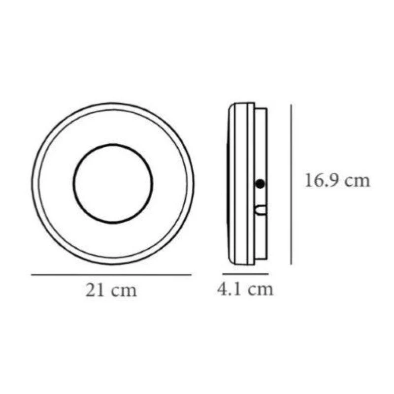 Applique LED Connectée WiFi 12W Ronde IP54 RGBW
