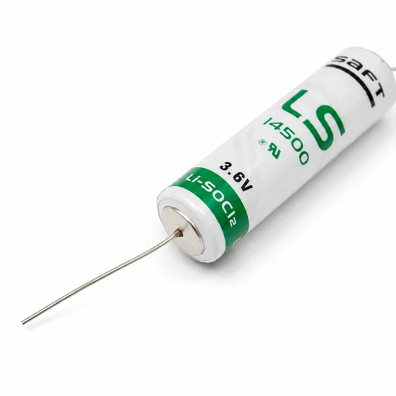 Pile SAFT LS14500 CNA Lithium AA 3.6 V 2.6 Ah à fils axiaux