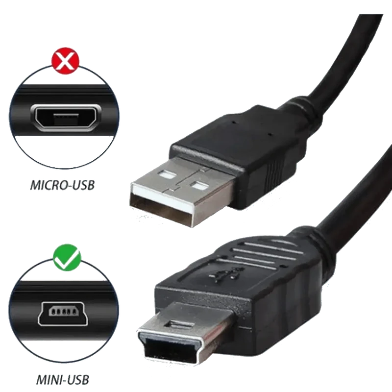 Câble USB vers USB Mini-B 2M