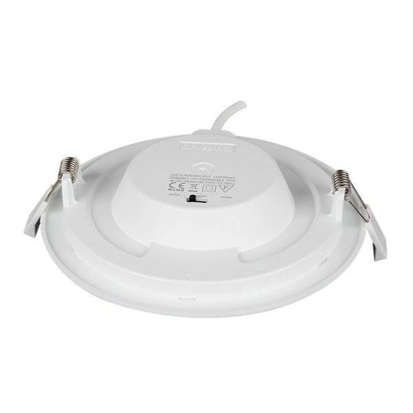 Spot LED Rond Extra Plat 12W Ø170mm Dimmable Température Variable - 3000K/4000K/6500K