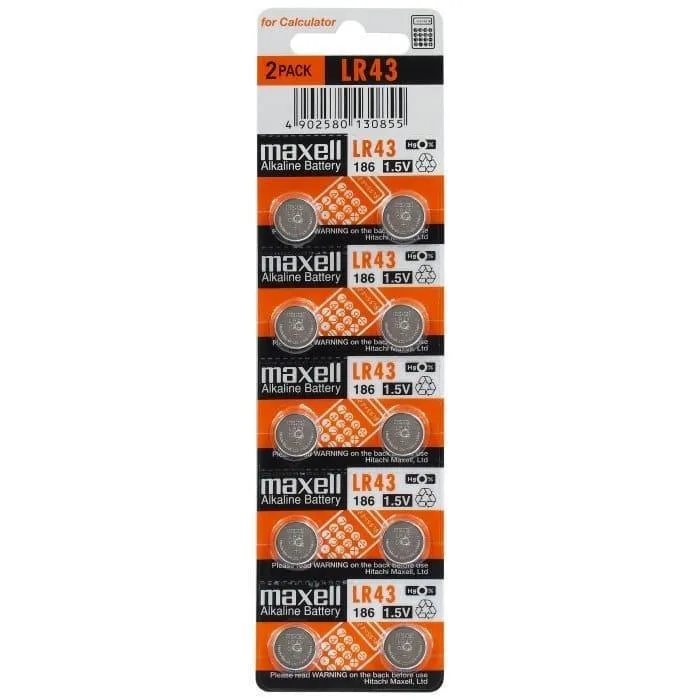 Piles Boutons 1.5v Alcalines LR44-LR43-LR41-AG10
