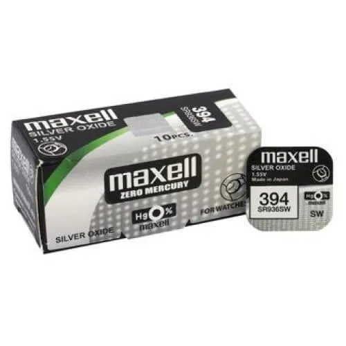 Piles Bouton Montre Oxyde d’Argent 1.55V SR315 à SR399 – Maxell / Varta