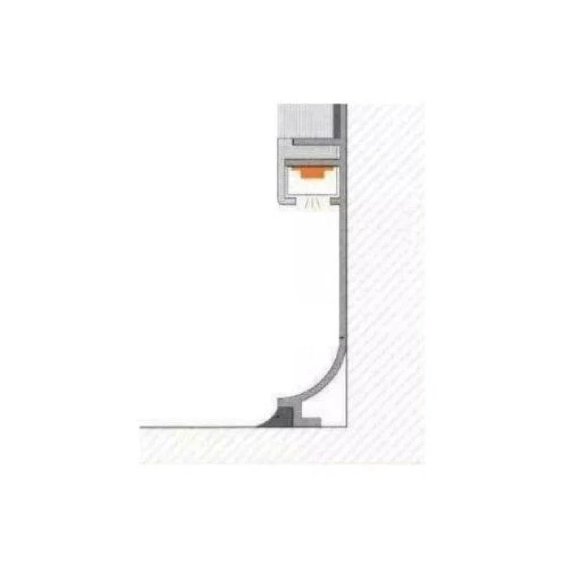 Profilé Aluminium Noir 2m pour Ruban LED