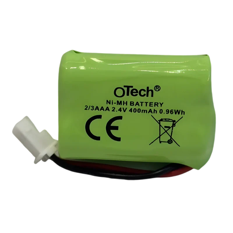 Batterie 2.4V Ni-MH 400 mAh pour téléphone DECT et babyphone