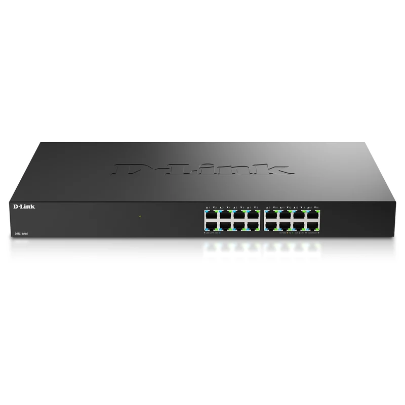 D-Link 16-Port 2.5GbE Multi-Gigabit Unmanaged Ethernet Switch - DMS-1016