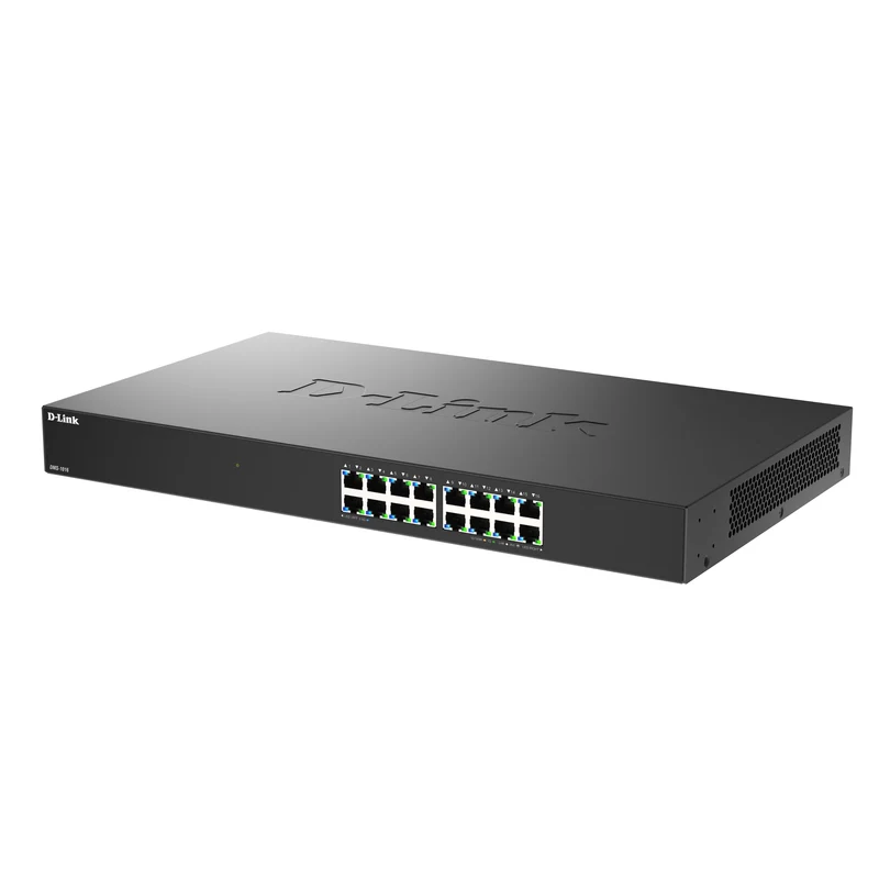 D-Link 16-Port 2.5GbE Multi-Gigabit Unmanaged Ethernet Switch - DMS-1016