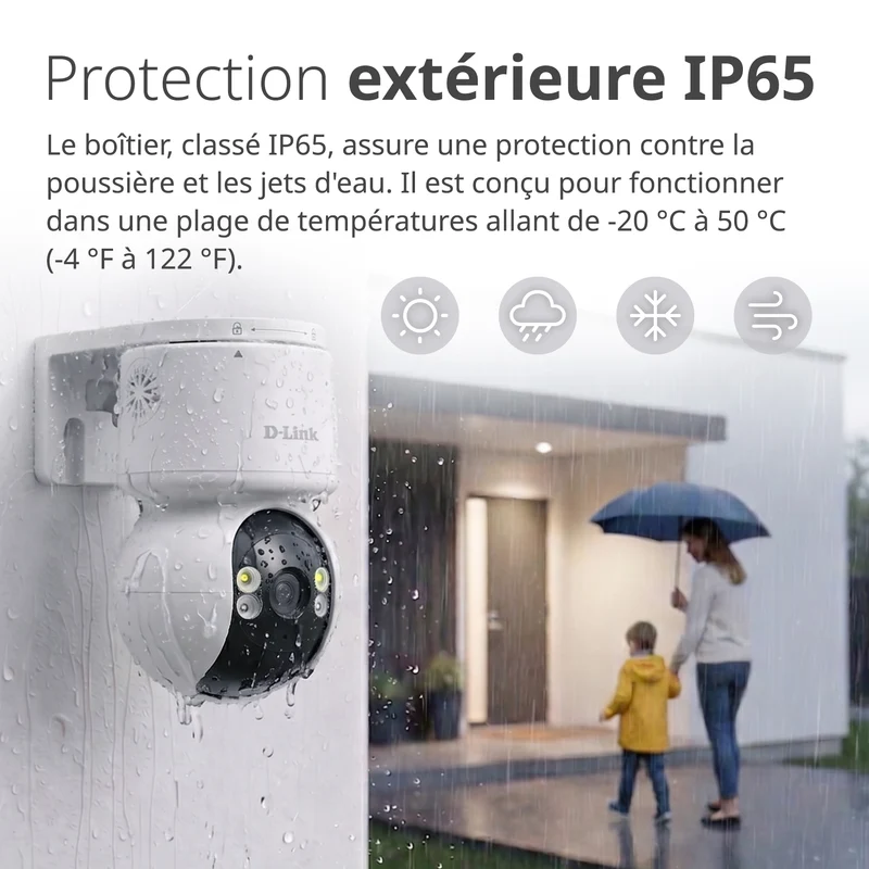 COMING SOON - 360 Degree View 2K Pan & Tilt Outdoor WiFi 6 Security Camera - DCS-6530