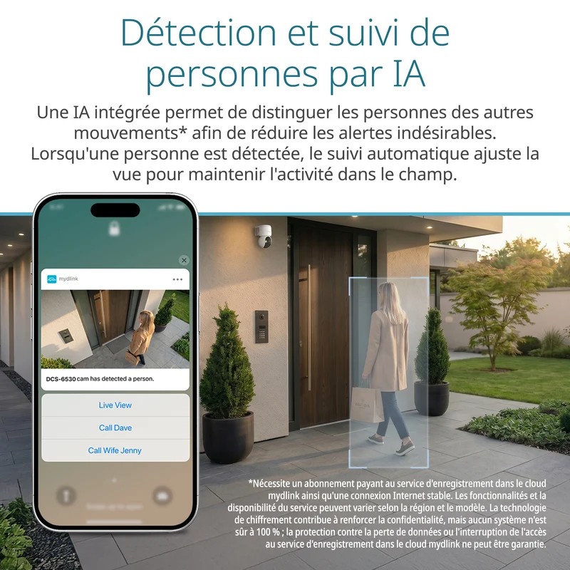 COMING SOON - 360 Degree View 2K Pan & Tilt Outdoor WiFi 6 Security Camera - DCS-6530