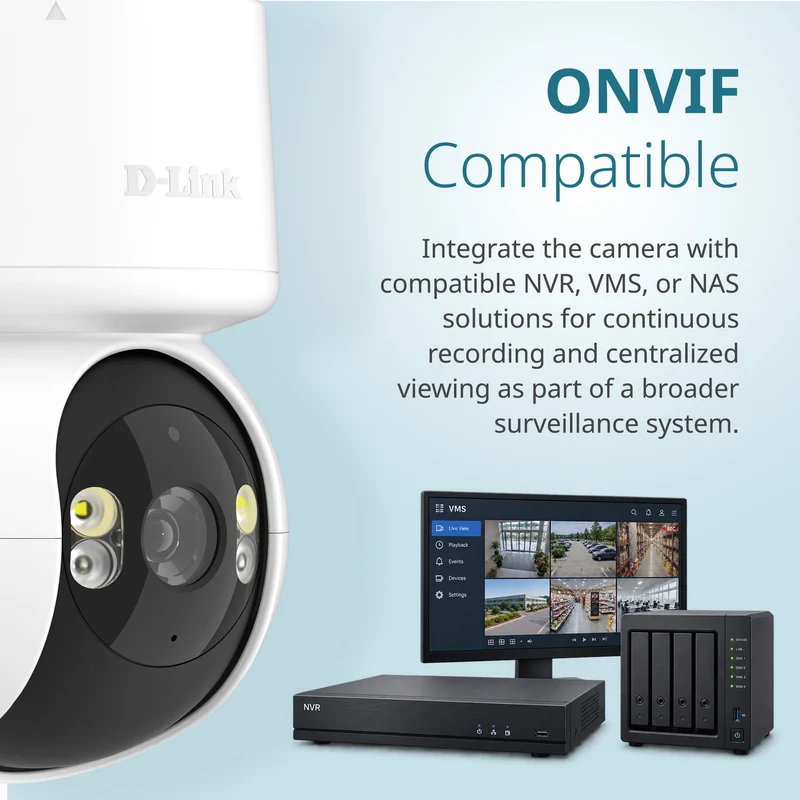COMING SOON - 360 Degree View 2K Pan & Tilt Outdoor WiFi 6 Security Camera - DCS-6530