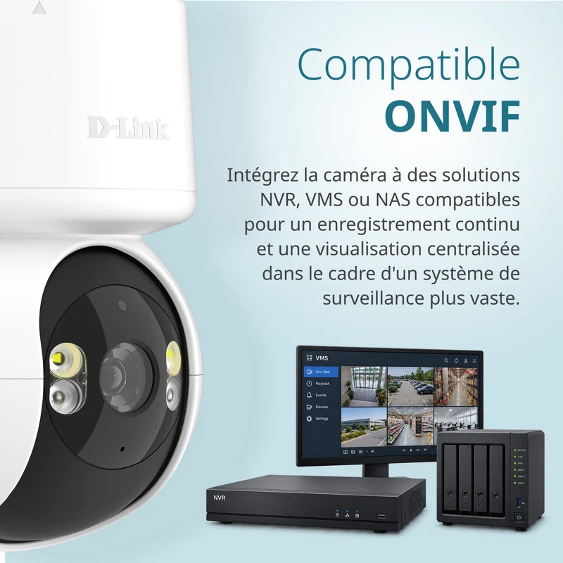 COMING SOON - 360 Degree View 2K Pan & Tilt Outdoor WiFi 6 Security Camera - DCS-6530