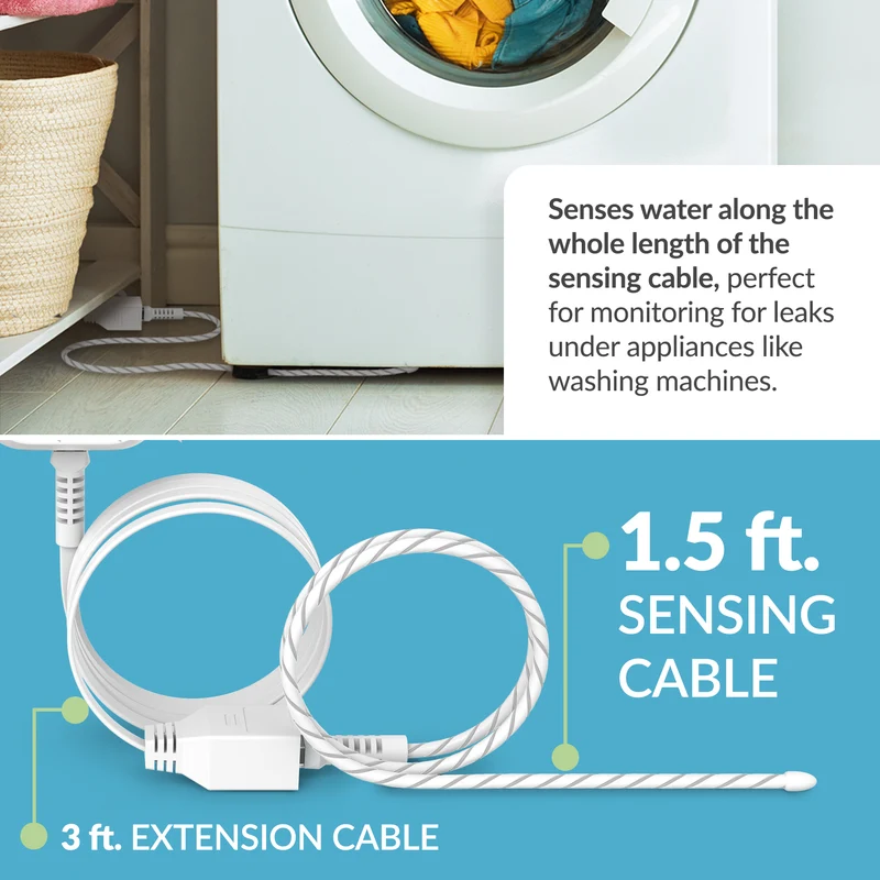 D-Link Expandable Smart Wi-Fi Water Leak Sensor Starter Kit (SW-A11KT) plus D-Link Wi-Fi Smart Plug (PM-01M) - Special Bundle